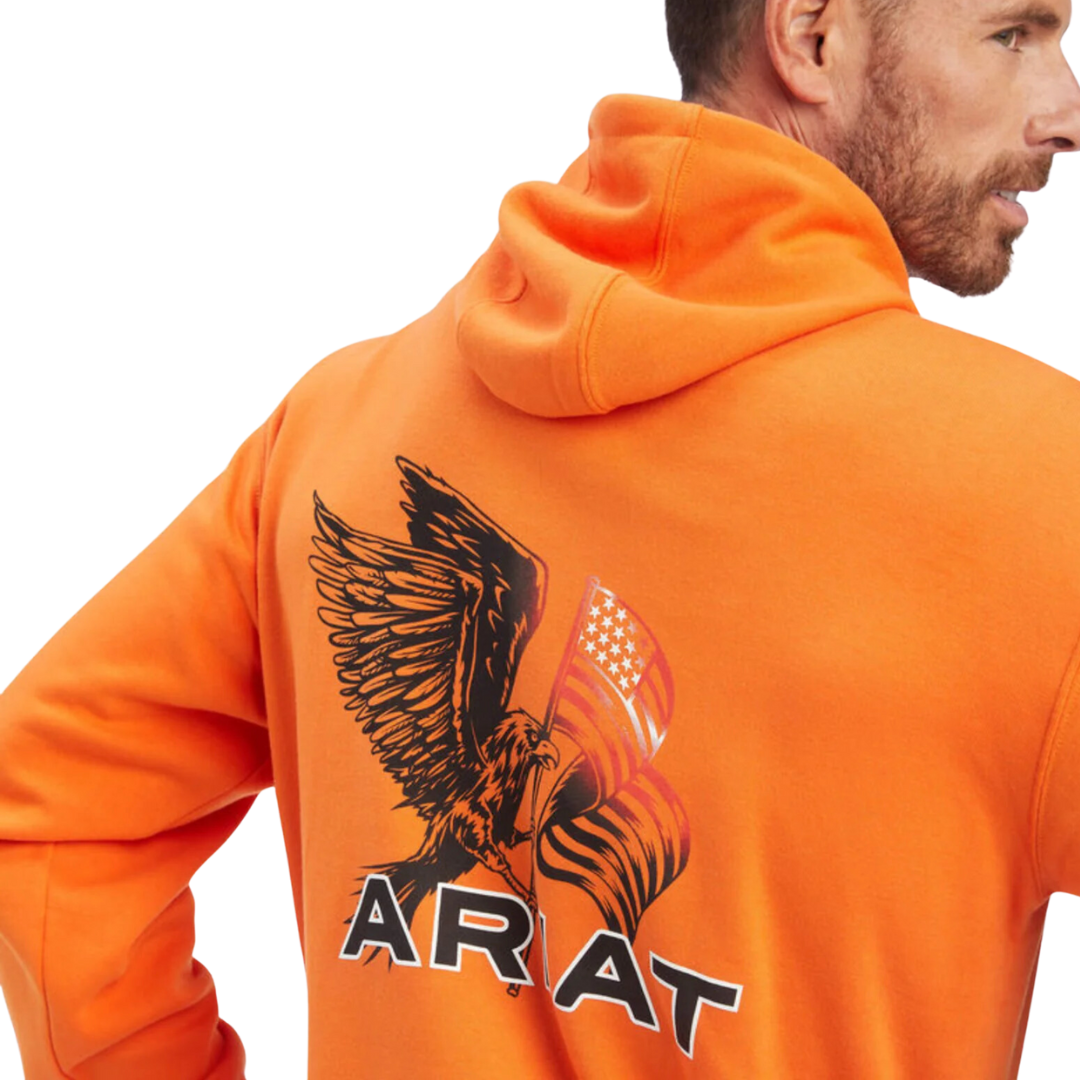 Ariat Men's Free Bird Harvest Pumpkin Sweatshirt
