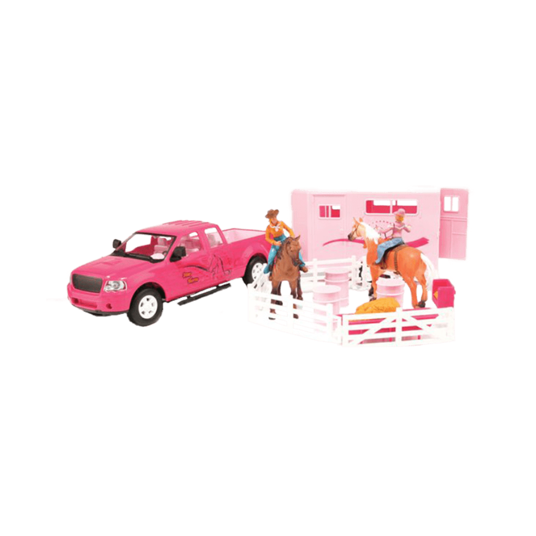 Ariat Youth Girl's Bigtime Rodeo Barrel Racing Play Pink Set Toy