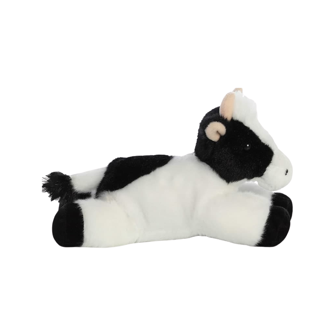 A&A Plush Toddler Mini Moo Cow Animal Multicolor Toy
