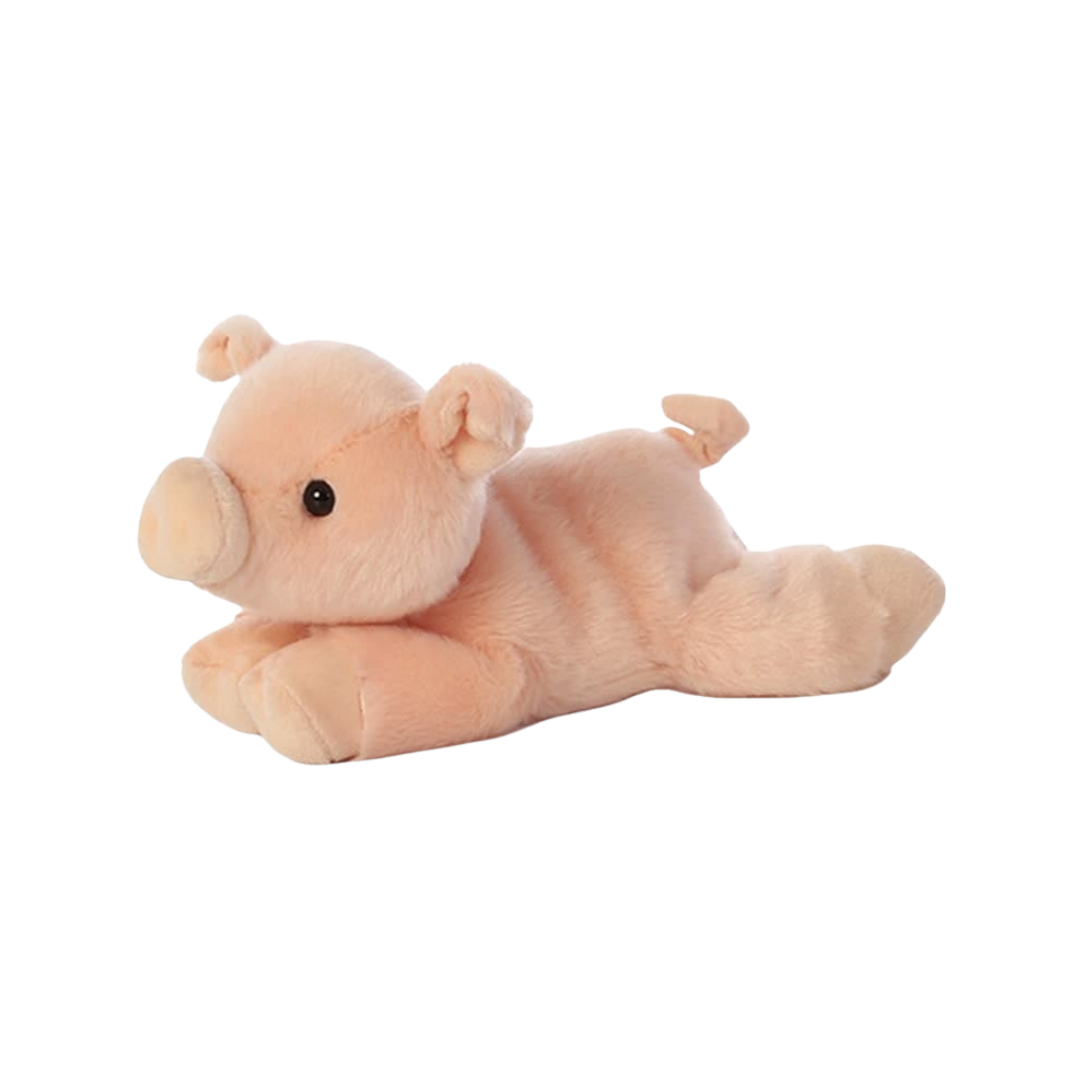 A&A Plush Toddler Flopsies Pig Plush Animal Light Brown Toy