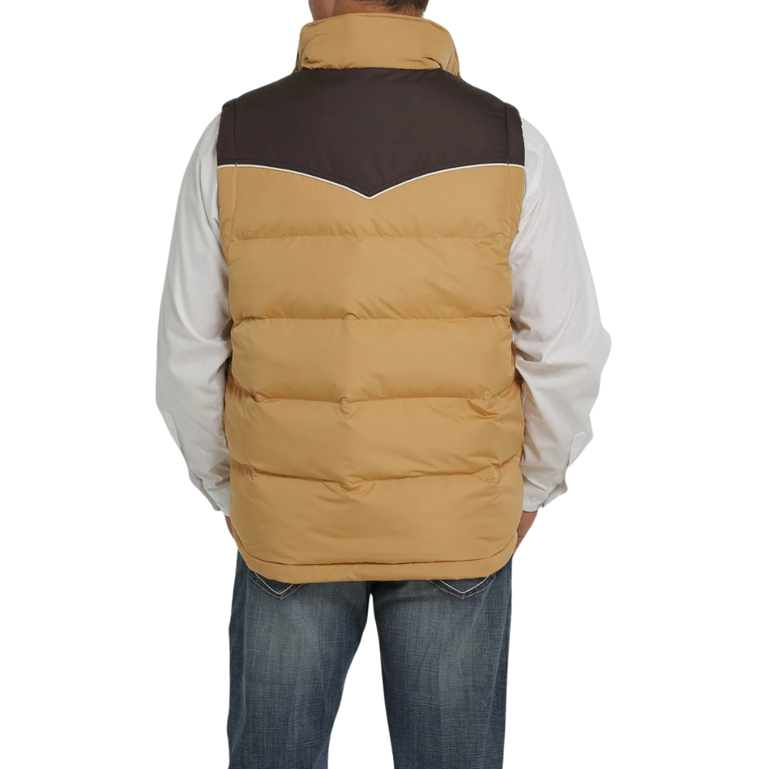 Cinch Men's Gold Brown Vest