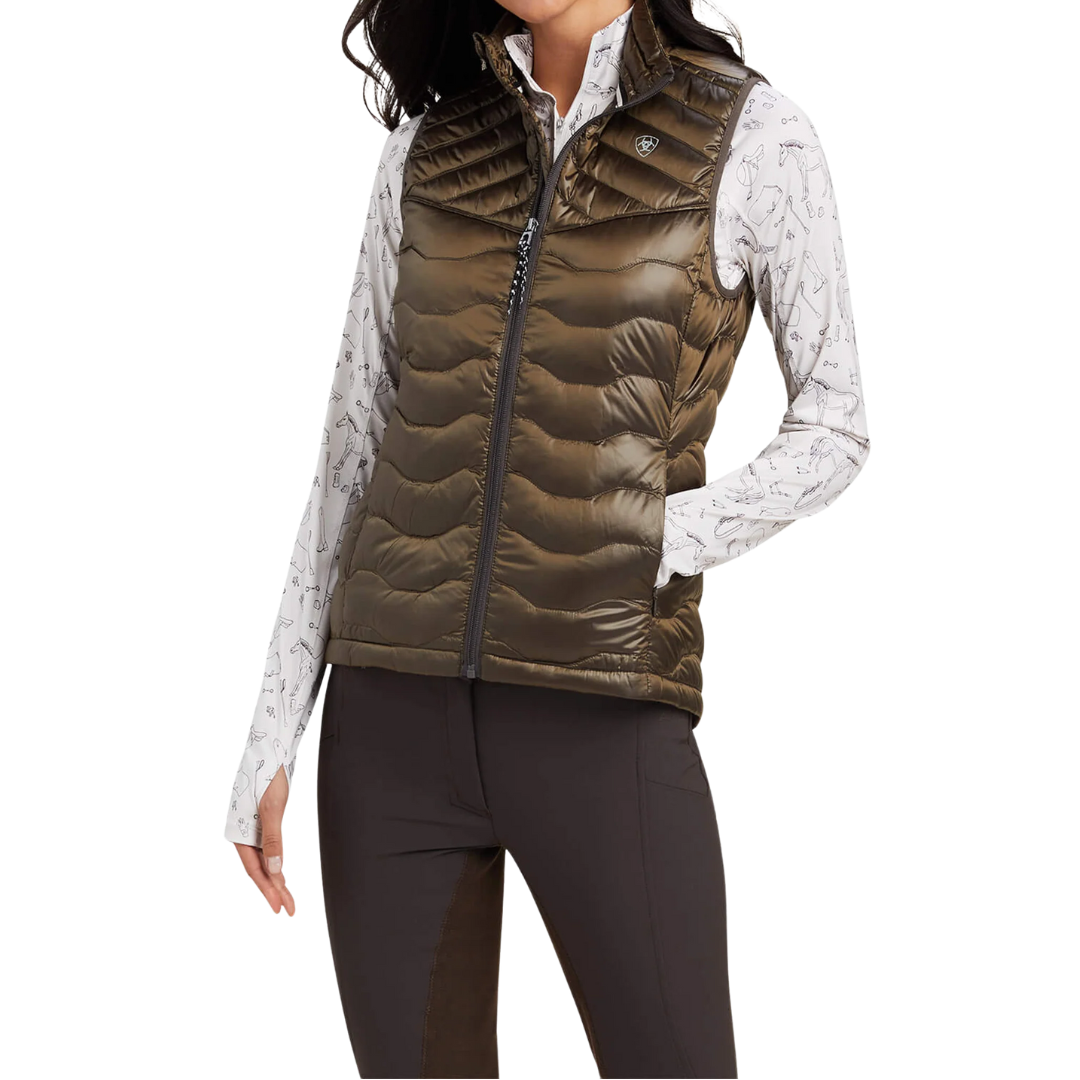 Ariat Women's Ideal Down Bark Brown Vest