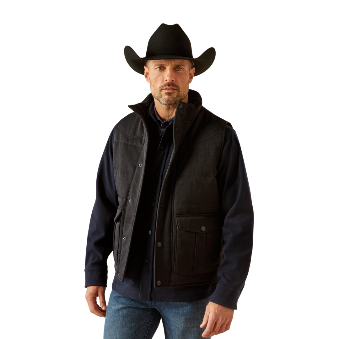 Ariat Men's Relentless Weatherford Charcoal Heather Vest