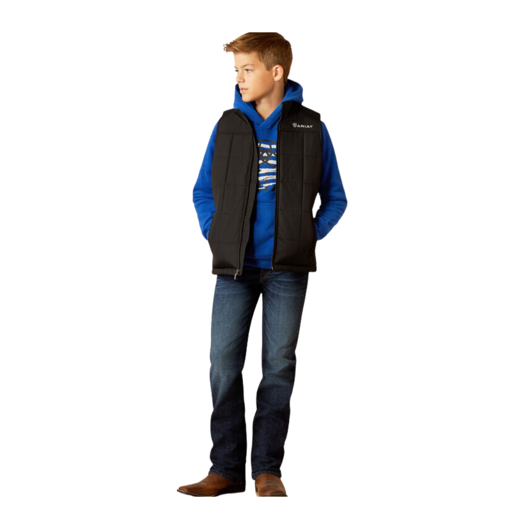 Ariat Youth Boy's Crius Insulated Black Vest