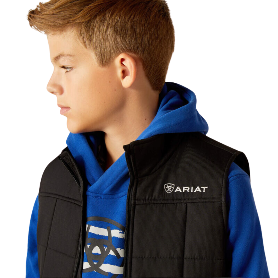 Ariat Youth Boy's Crius Insulated Black Vest