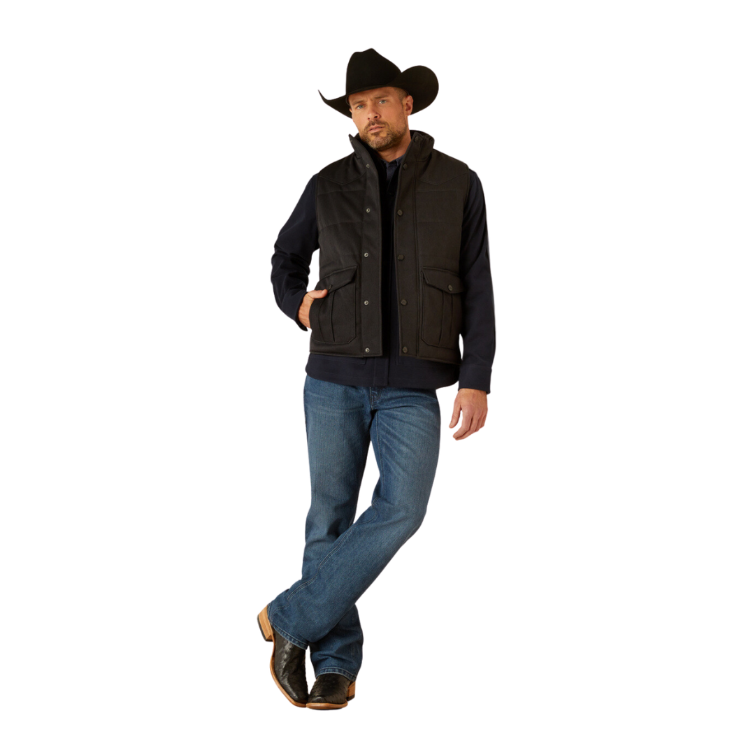 Ariat Men's Relentless Weatherford Charcoal Heather Vest