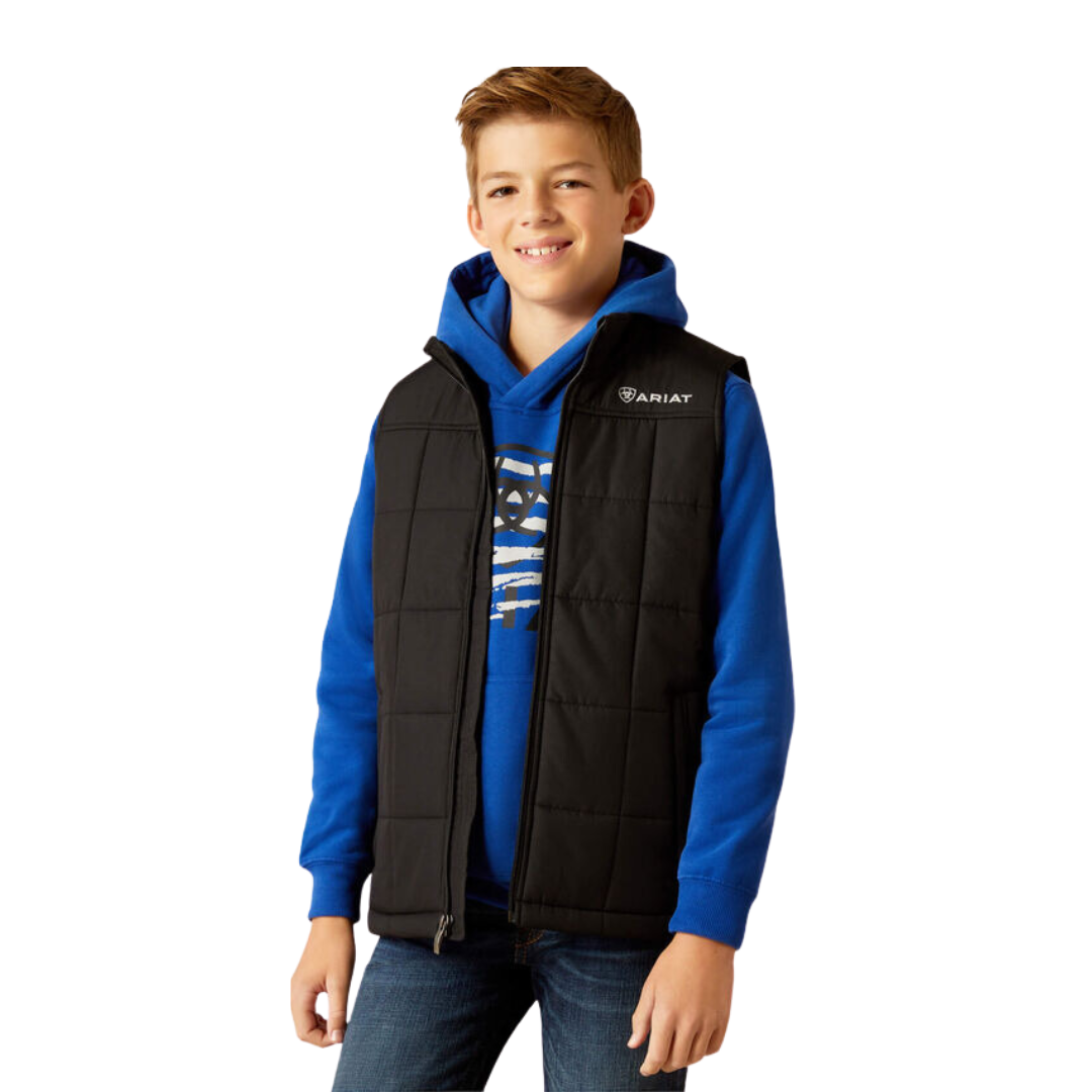 Ariat Youth Boy's Crius Insulated Black Vest