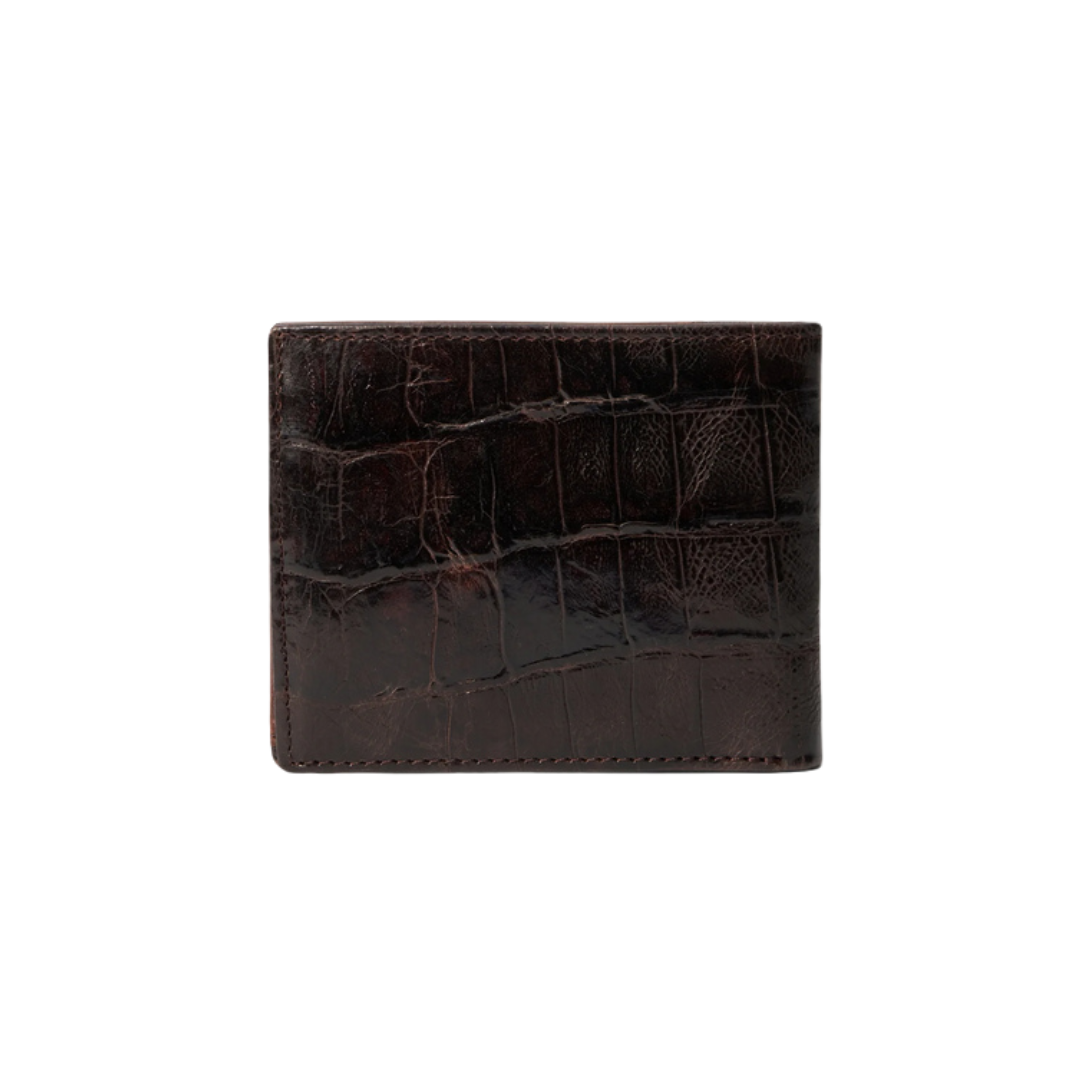 Stetson Men's Caiman Bifold Brown Wallet
