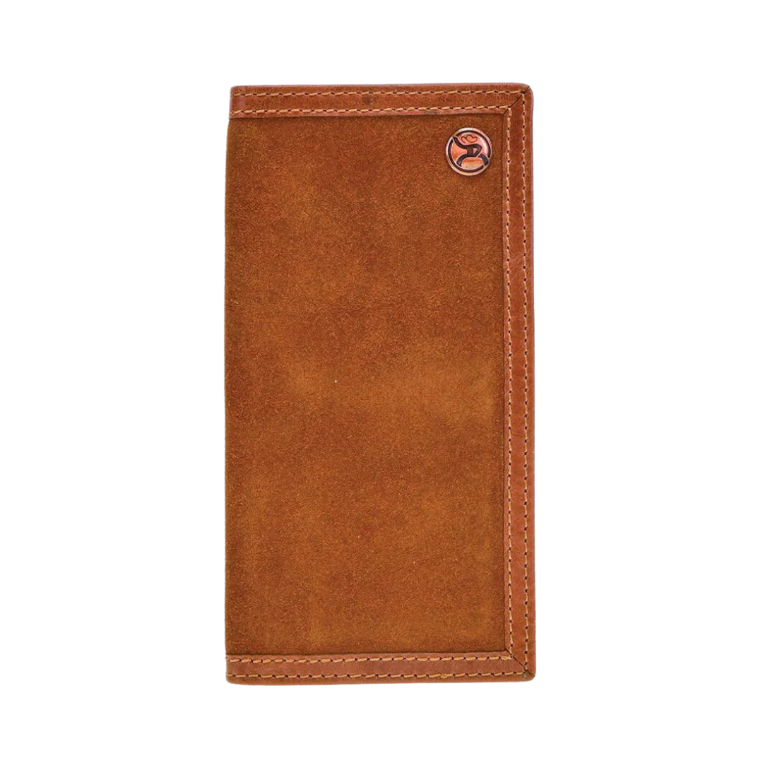 Hooey Men's Roughy Classic Leather Rodeo Brown Wallet