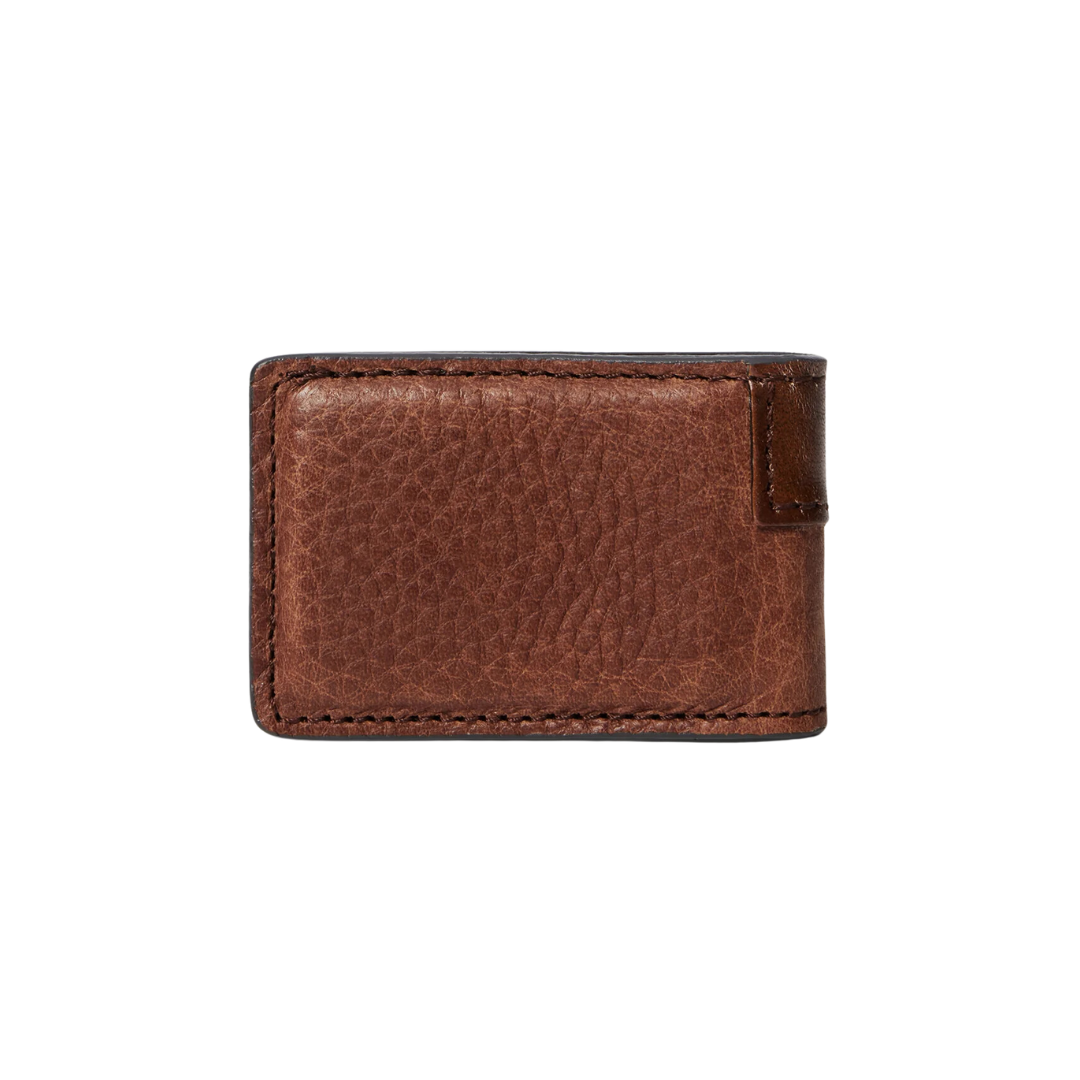 Stetson Men's Money Clip Brown Wallet