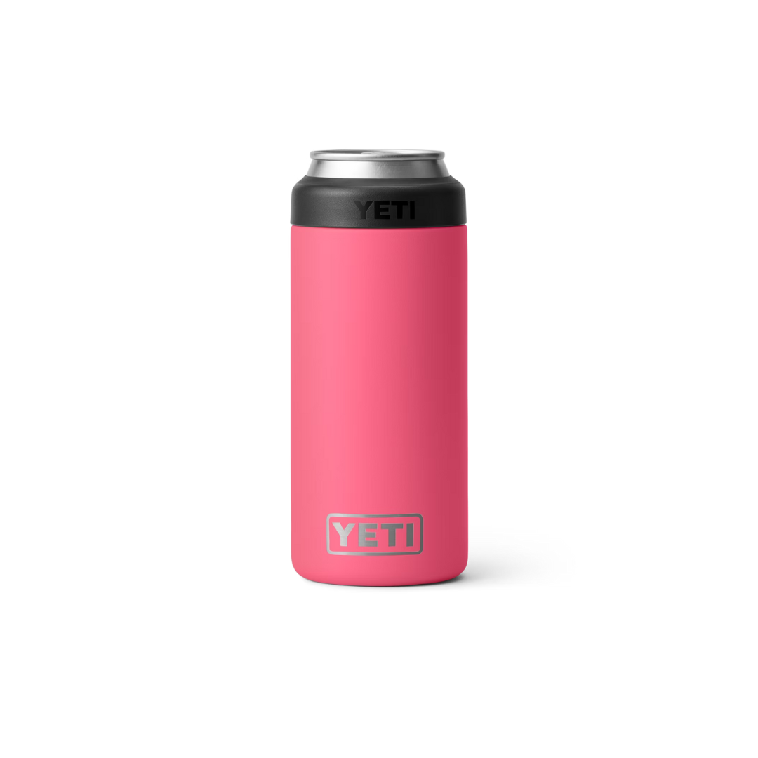 Yeti Rambler 12oz Tropical Pink Colster Slim Can Cooler