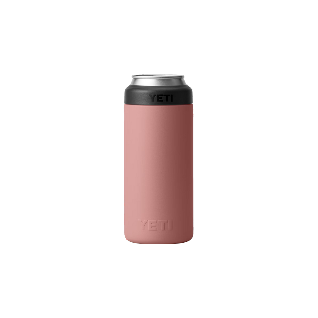 Yeti Rambler 12oz Colster Slim Can Sandstone Pink Cooler