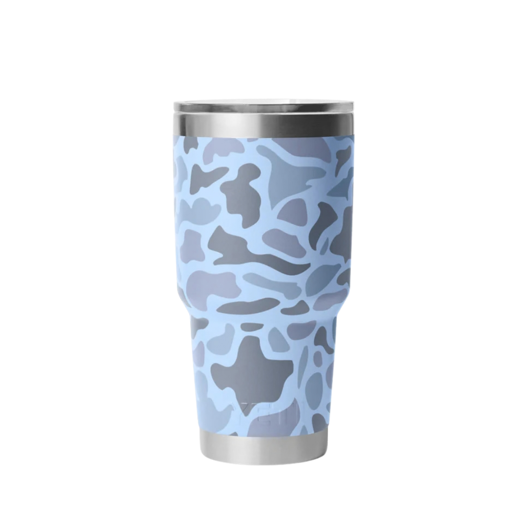 Yeti Rambler 30oz Blue Camo Tumbler