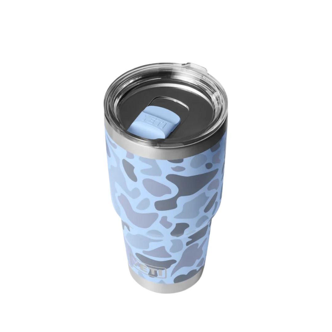 Yeti Rambler 30oz Blue Camo Tumbler