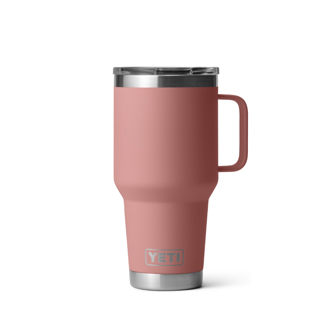 Yeti Rambler 30 Oz Stronghold Sandstone Pink Travel Mug