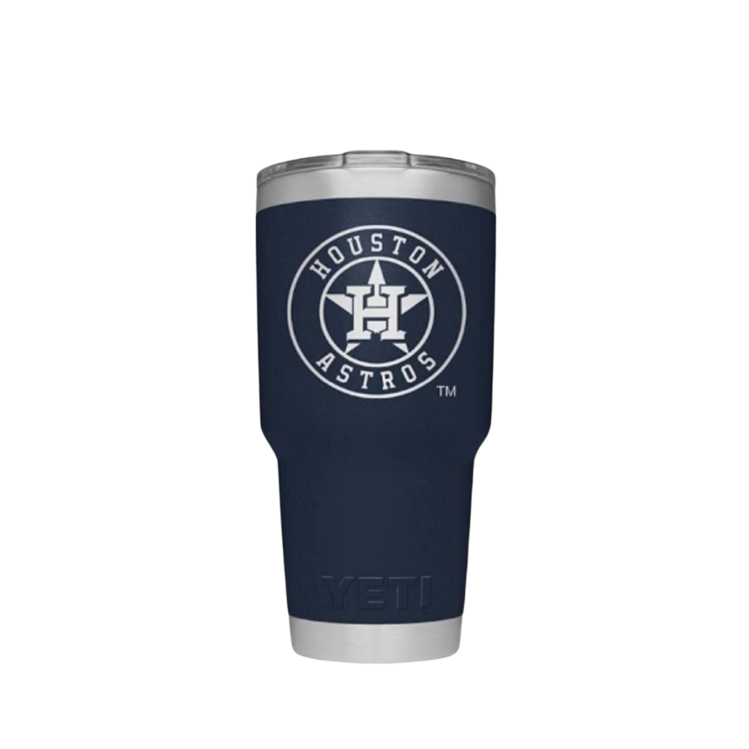 Yeti Rambler 30 Oz Magslider Astros Navy Tumbler