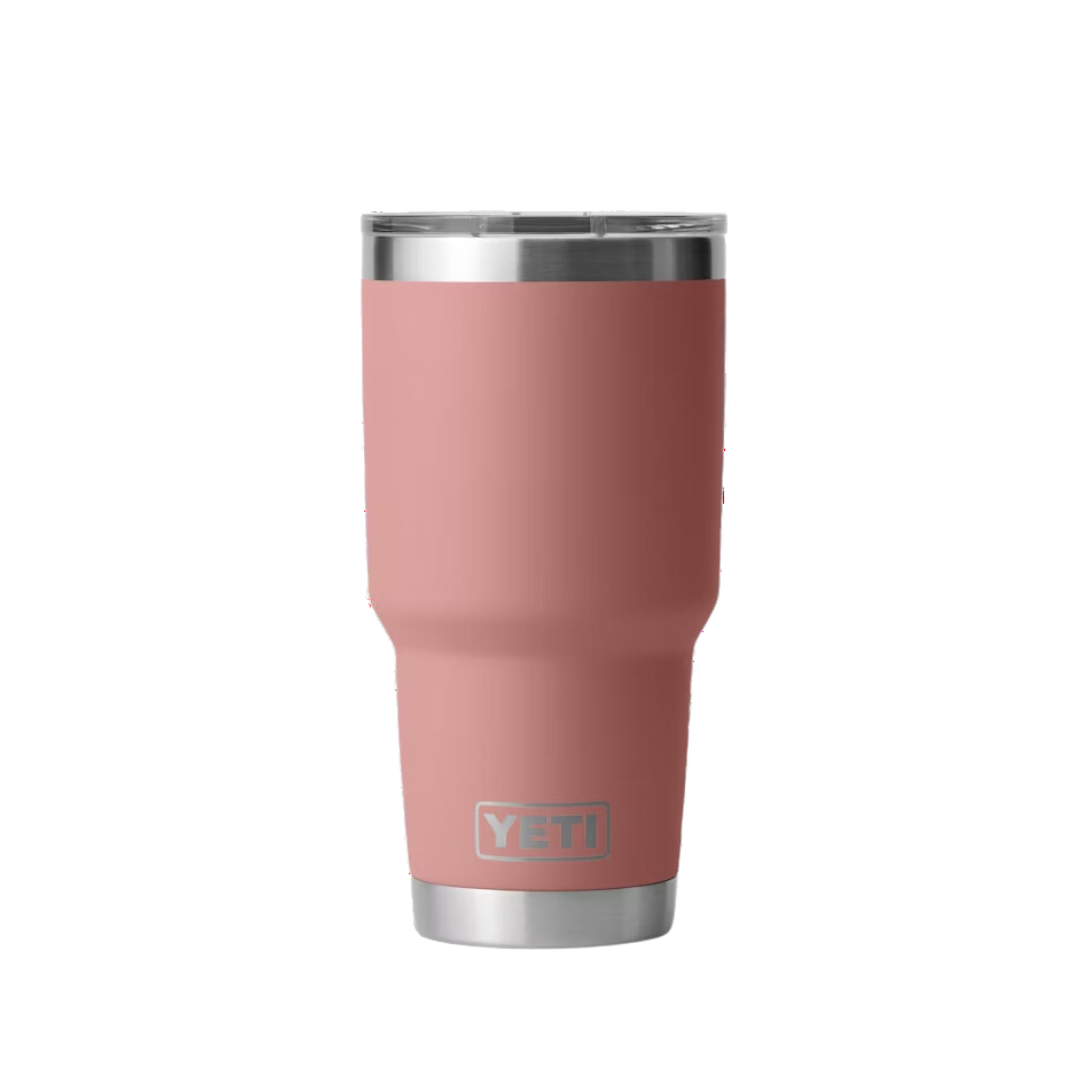 Yeti Unisex Rambler 30 oz Magslider Lid Sandstone Pink Tumbler