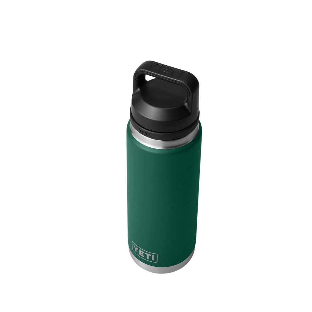 Yeti Rambler 26 oz Chug Cap Black Forest Bottle