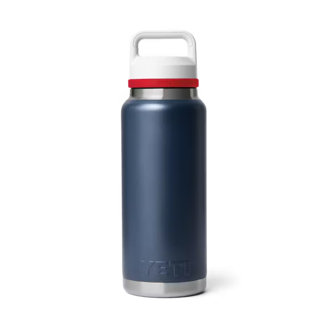 Yeti Unisex Rambler 36 Oz White Navy Rescue Red Water Bottle