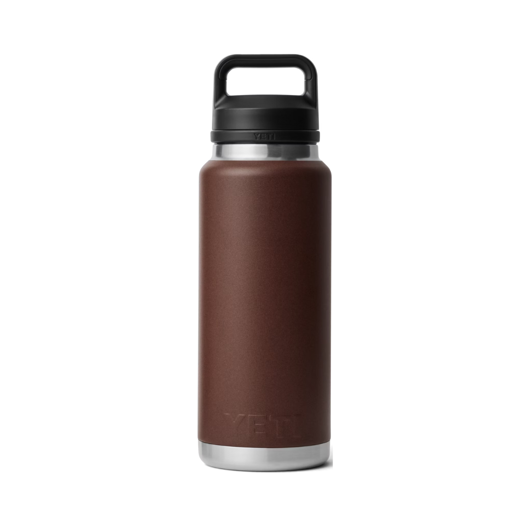 Yeti Rambler 36 Oz Chug Cap Wetlands Brown Water Bottle