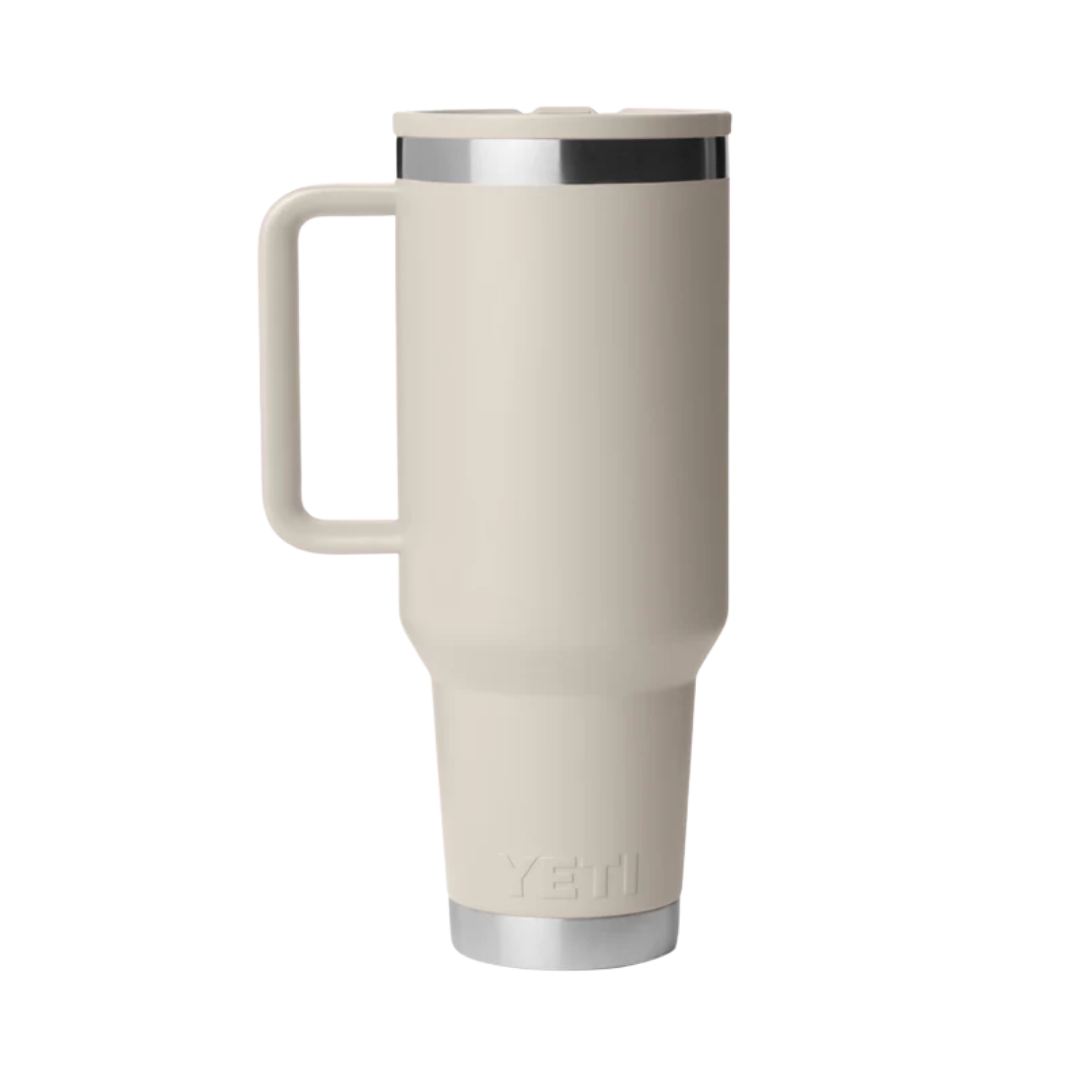 Yeti Rambler 40 Oz Travel Cape Taupe Straw Mug