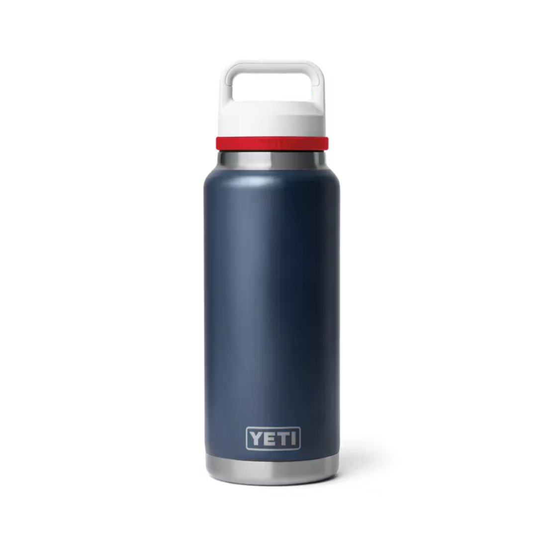 Yeti Unisex Rambler 36 Oz White Navy Rescue Red Water Bottle
