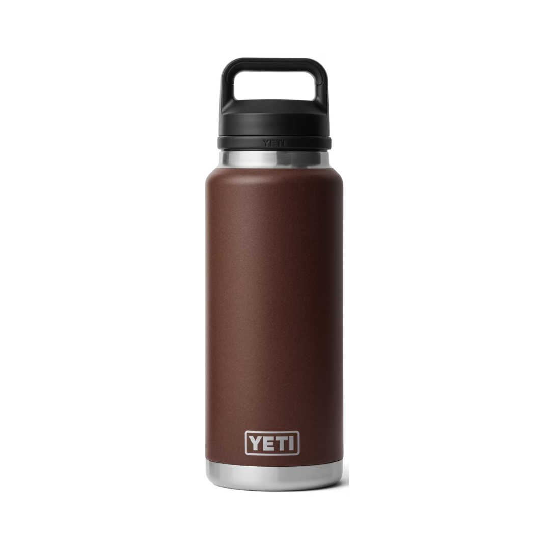 Yeti Rambler 36 Oz Chug Cap Wetlands Brown Water Bottle