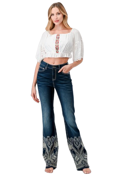Grace Women's in LA Dark Wash Bootcut Women's Jeans