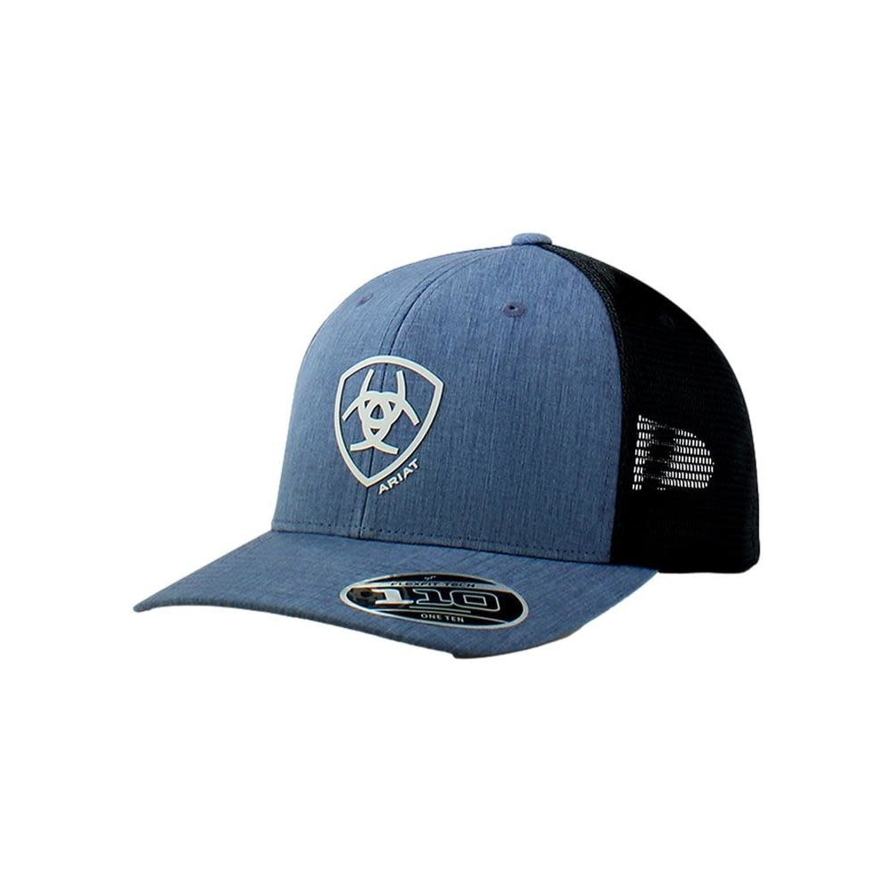 Ariat Men's Flexfit Logo Mesh Denim Osfa Cap