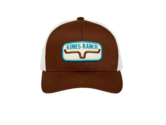 Kimes Ranch Men's Rolling Trucker Brown Hat