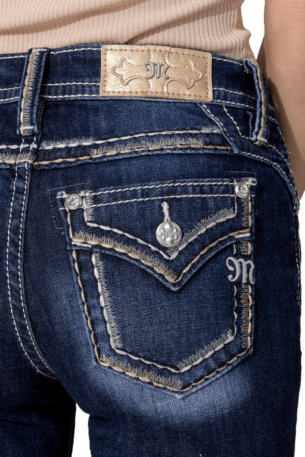 Miss Me Stitch Bootcut Jeans