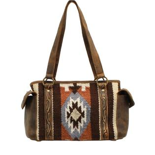 Ariat Women's Brown Stachel Blanket Tooled Bag