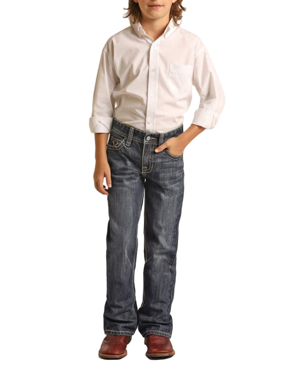 Rock & Roll Youth Boy's BB Gun Blue Jeans