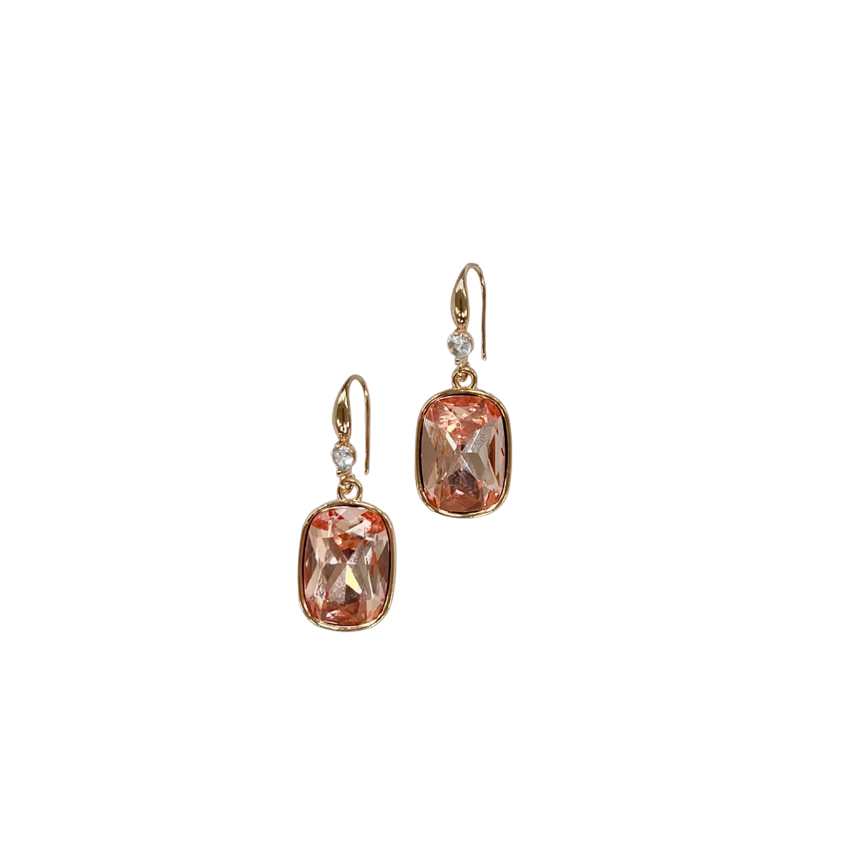 Southern Grace Women's Hollywood Moment Drop Rose Gold Earring