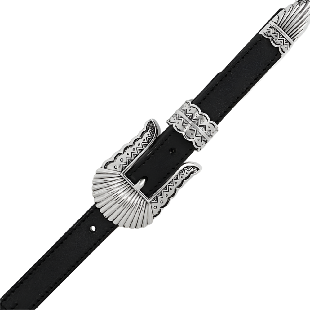 Brighton Women's Nizhoni Cross Black Belt