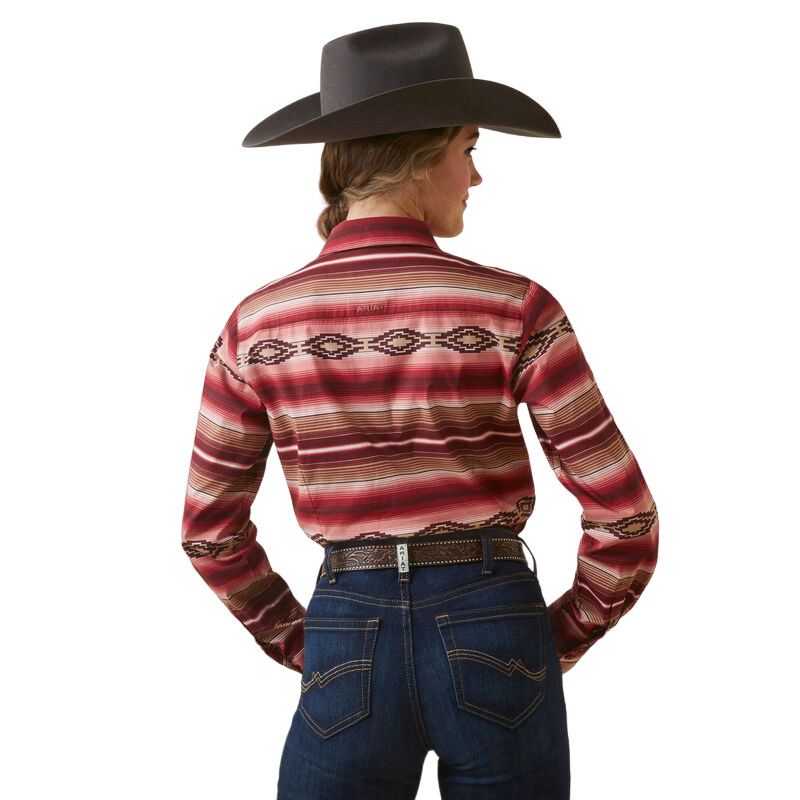 Ariat Women's Team Kirby Blushing Serape Button Down Shirt