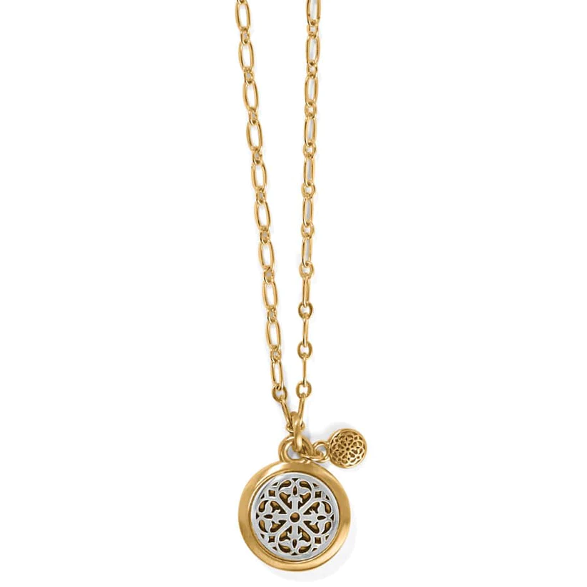 Brighton Women's Ferrara Two Tone Luce Small Pendant Necklace