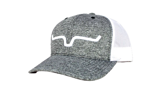 Kimes Ranch Men's Grey Weekly Trucker Cap
