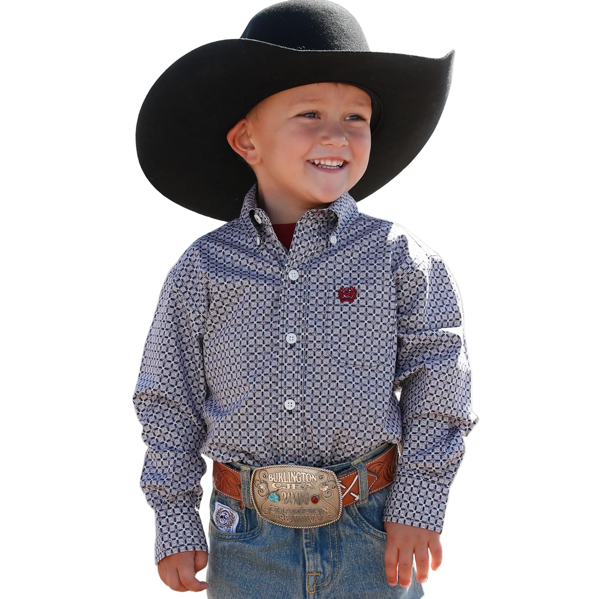 Cinch Toddler Boy's Classic Print Multicolor Shirt