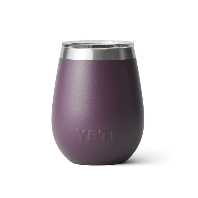 Yeti Rambler Nordic Purple 10 Oz With Magslider Wine Tumbler