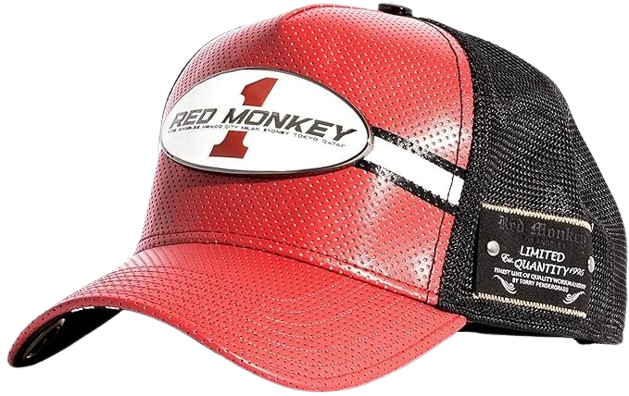 Red Monkey Men's Racing Trucker N° 1 Cap