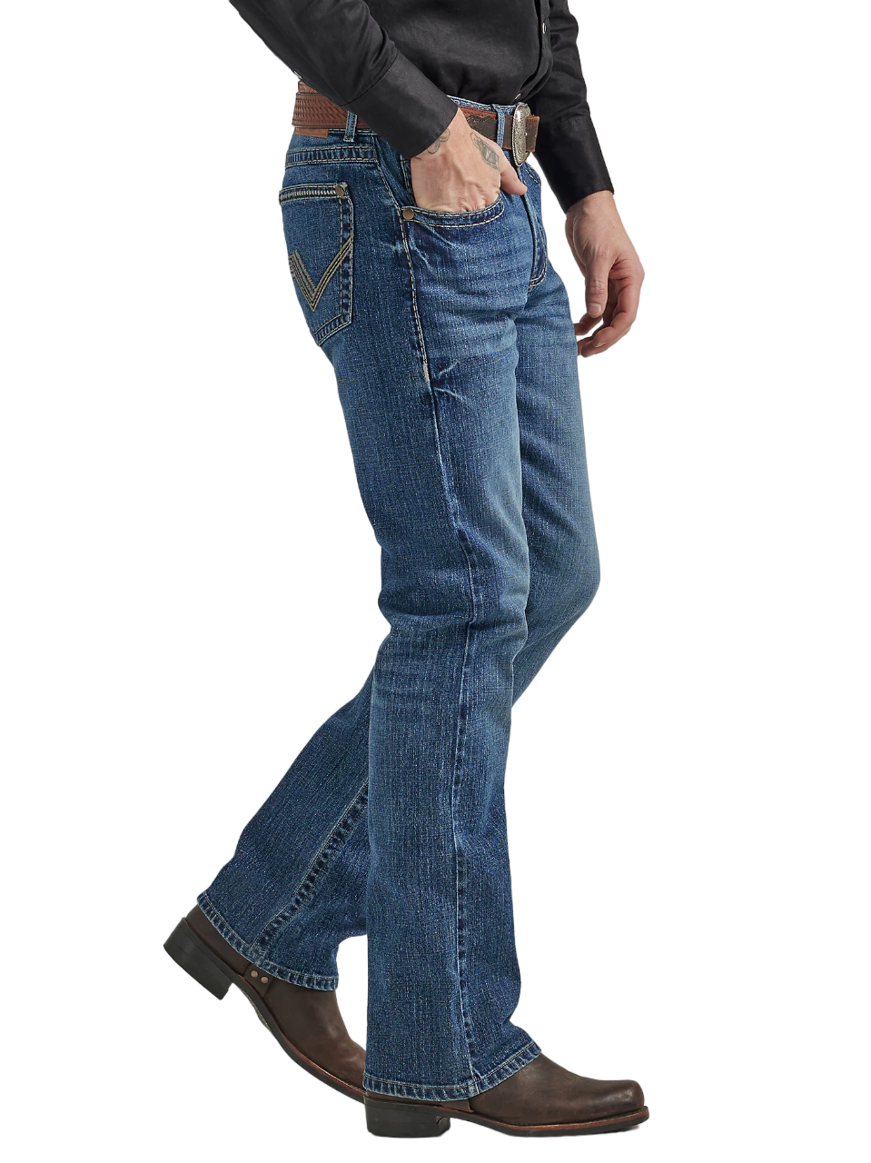 Wrangler Men's Rock 47 Slim Boot Marina Del Ray Jeans