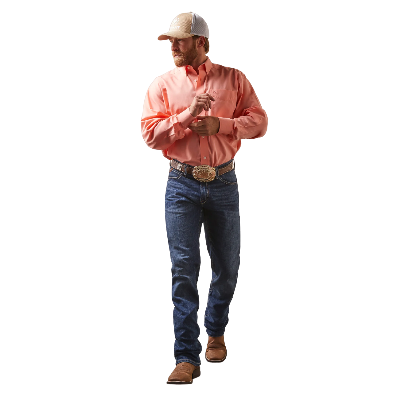 【乗馬】ARIAT 機能シャツ サンストッパー 3.0 Mサイズ 10053874 Men's Hobart Retro Snap Long Sleeve Shirt by Ariat