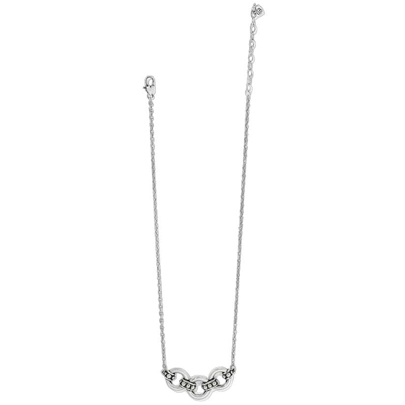 Brighton Women's Pretty Tough Stud Trio Necklace