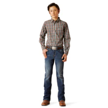 Ariat Youth Pro Brett Bitter Chocolate Shirt
