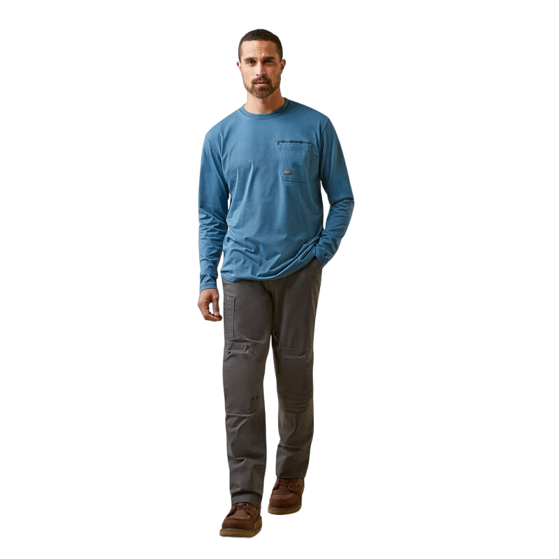 Ariat Clothing Men's Rebar Workman Blueprint Shirt