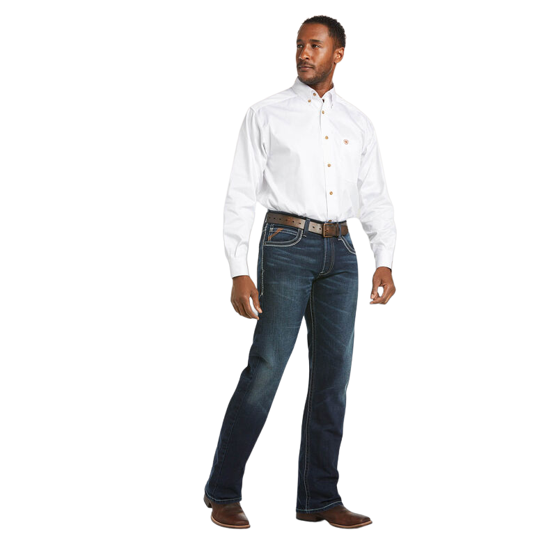 Ariat Clothing Men's Slim Strech Straigth Leg Blue Jeans