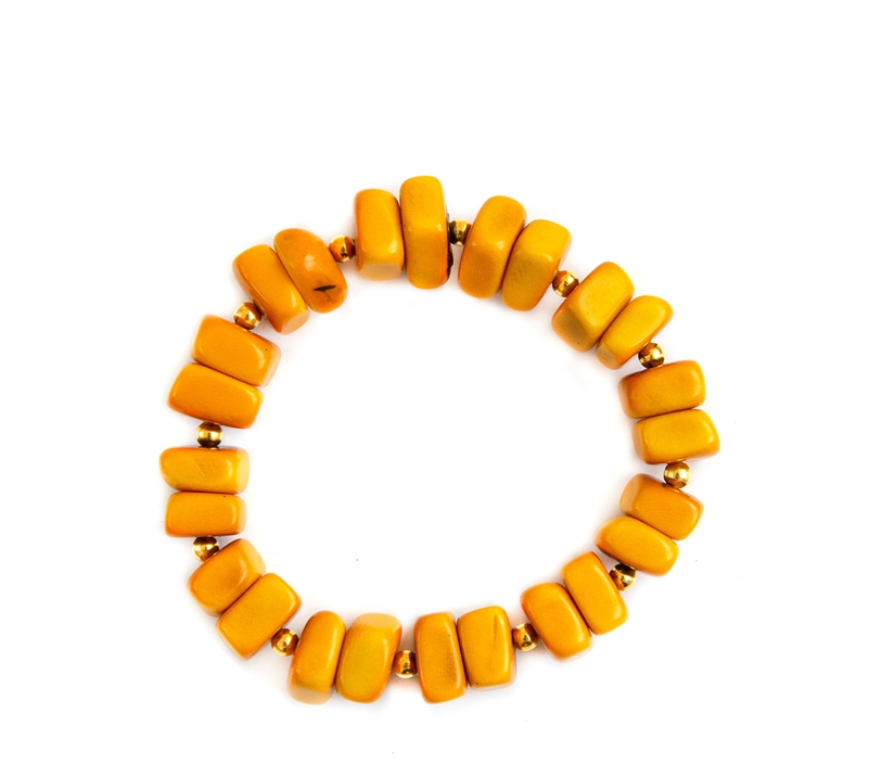 Tagua Women's Mustard Zoraida Bracelet