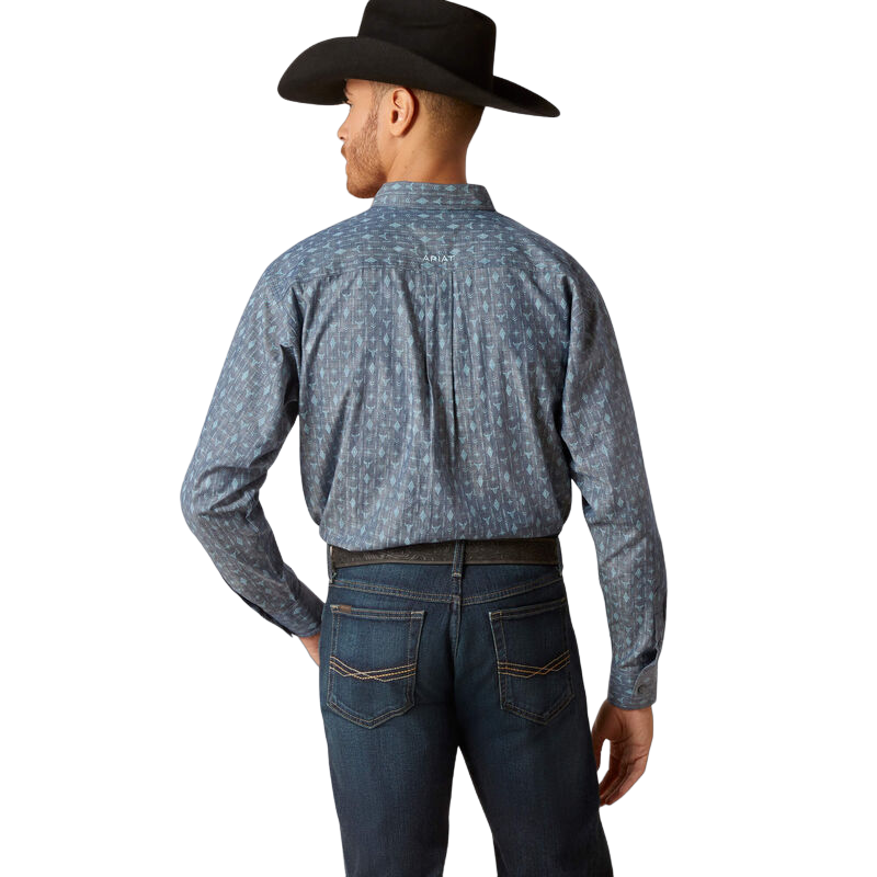 Ariat Men's Team Logo Chambrey Classic Fit Shirt
