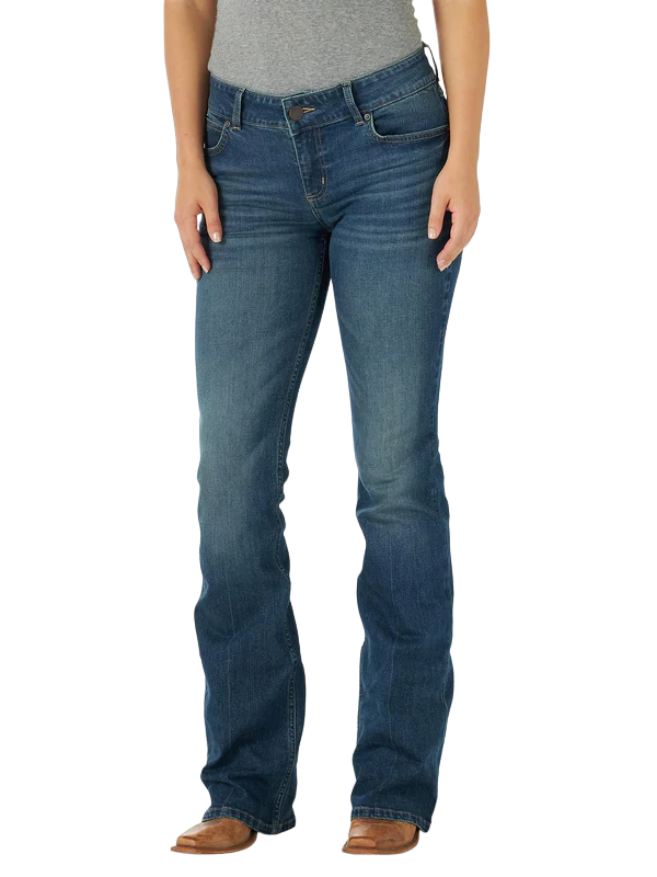 Wrangler Women's Essential Mid-Rise Bootcut Jeans